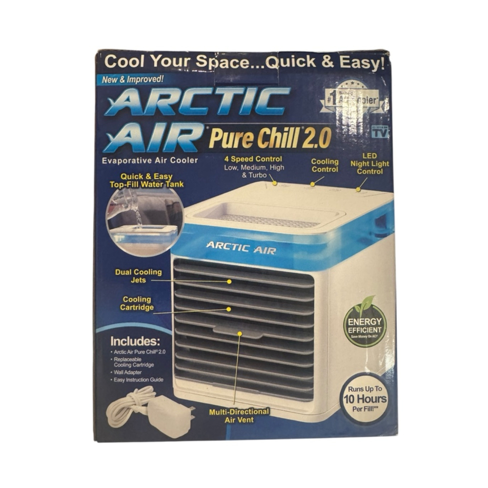 Arctic Air Pure Chill 2.0 Evaporative Air Cooler One Size Blue White